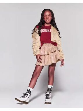 Janie & Jack x Harlem's Fashion Row Metallic Puffer Jacket